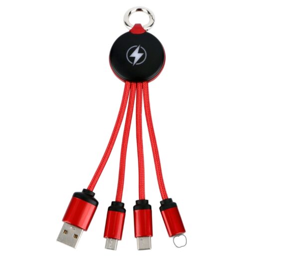 Ridge Line Light-Up Logo Charging Cable - Image 2