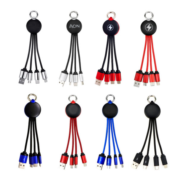 Ridge Line Light-Up Logo Charging Cable - Image 6