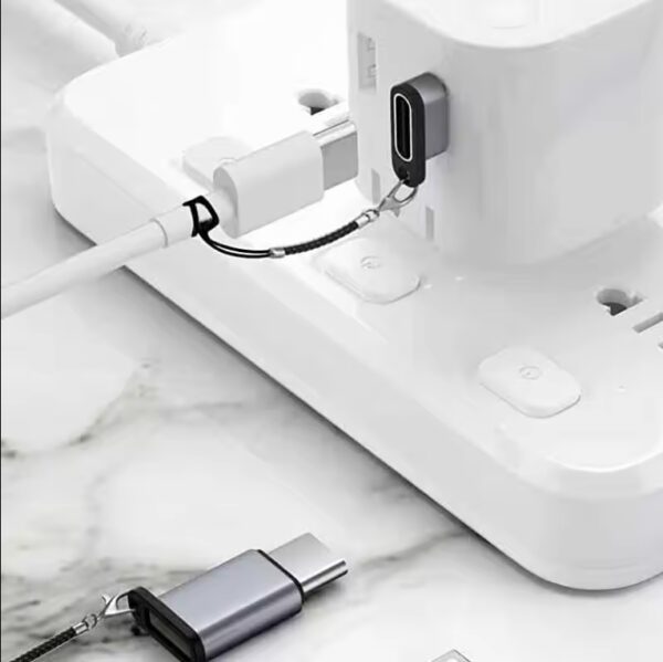 Hot Selling USB Type C Female to Usb A Male OTG Adapter With  Key Chain - Image 5