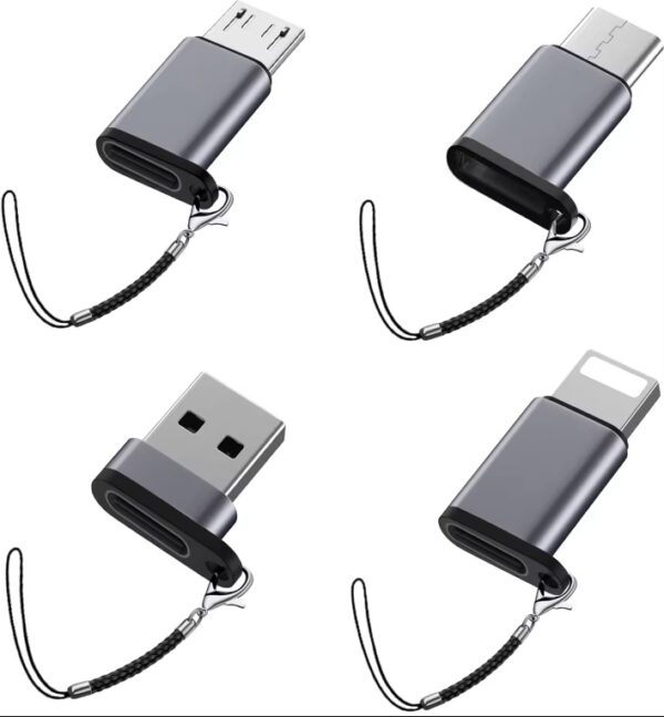 Hot Selling USB Type C Female to Usb A Male OTG Adapter With  Key Chain