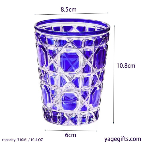 Whiskey Glasses-Premium 11 OZ Scotch Glasses/Old Fashioned Whiskey Glasses/Style Glassware for Bourbon/Rum glasses/Bar Tumbler Whiskey Glasses/Vintage Glassware - Image 3