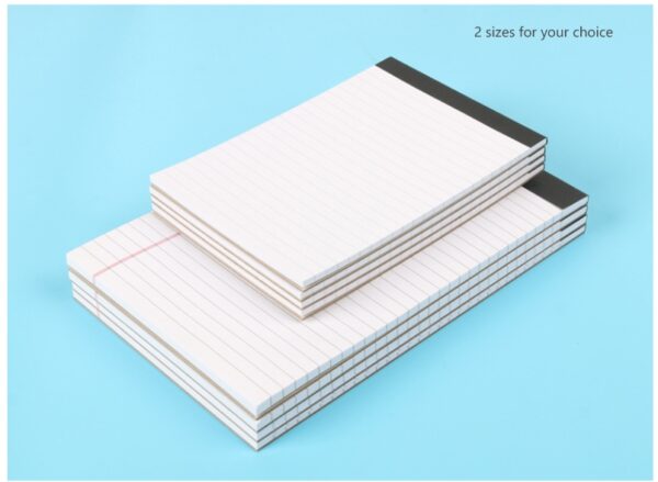 Wholesale Narrow Ruled Lined Note pad  Journal Memo Daily Planner List 30 Sheets Basic Lines Low MOQ Notepad