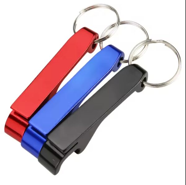 Customized Mini Portable Pocket Metal Bar Tools Bottle Opener Aluminum Key Ring Keychain Beer Bottle Opene - Image 8