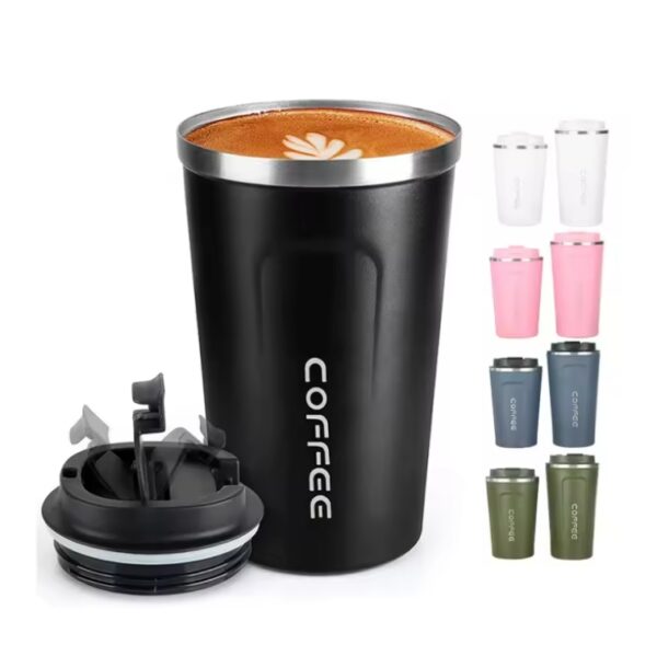 Portable 380ML 510ML Spill Proof Stainless Steel Vacuum Insulated Water Coffee Tumblers Cup With Lid