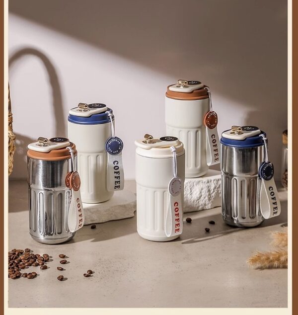Personalized 450ml Coffee Cup 316 Stainless Steel Thermos Cup Intelligent Temperature Espresso Cups - Image 8