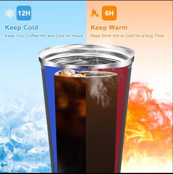 Portable 380ML 510ML Spill Proof Stainless Steel Vacuum Insulated Water Coffee Tumblers Cup With Lid - Image 11