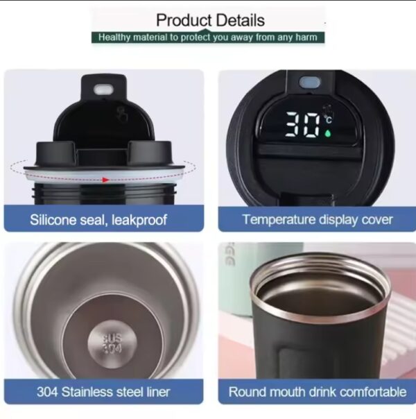 Portable 380ML 510ML Spill Proof Stainless Steel Vacuum Insulated Water Coffee Tumblers Cup With Lid - Image 9