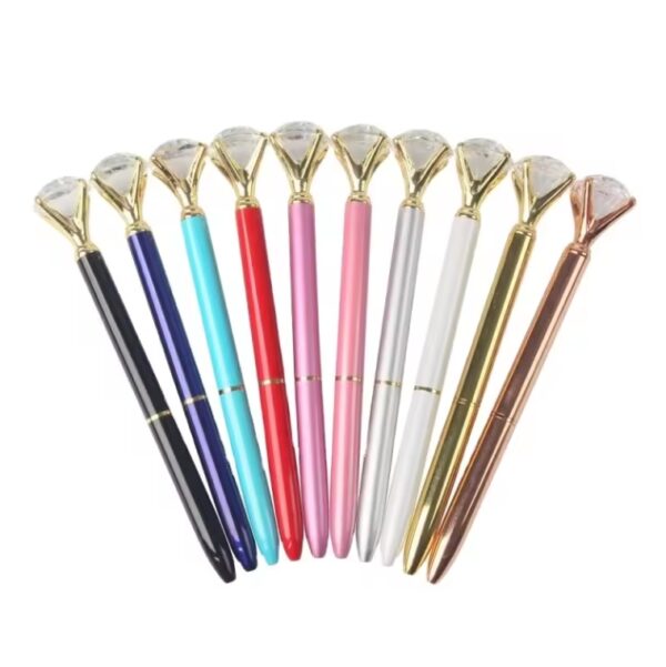 YGP7750 hot sale gift promotion big crystal ballpoint pens  DIY custom diamond pen