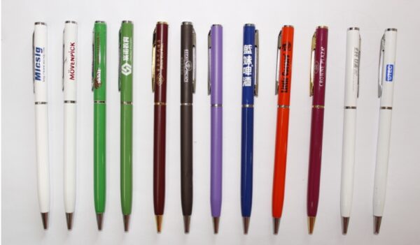 YGP7730 Promotional 1.0 MM Black Blue Red Medium Point Smooth  Writing Pens Office School Metal Ballpoint Pen - Image 3