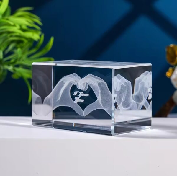 3D Engraved Crystal Keepsake Awards - Image 5