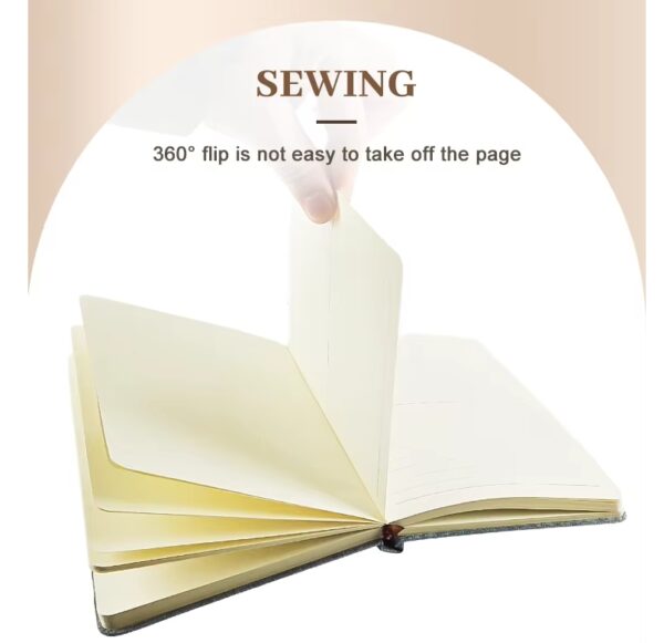 YGN010 Promotional Wholesale Printed Customizable a5 paper notebook Custom Logo Hardcover PU Leather  Notebook with Binding - Image 9