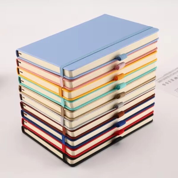 YGN010 Promotional Wholesale Printed Customizable a5 paper notebook Custom Logo Hardcover PU Leather  Notebook with Binding