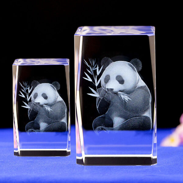 Crystal Ornament- Panda Photo Frame - Image 2