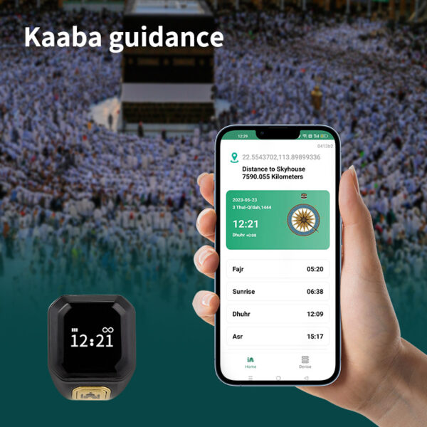 Smart Tasbih Zikr Ring, 18/20/20mm Muslim Digital Azan Alarm Clock, Tasbih Counter Smart Ring - Image 9