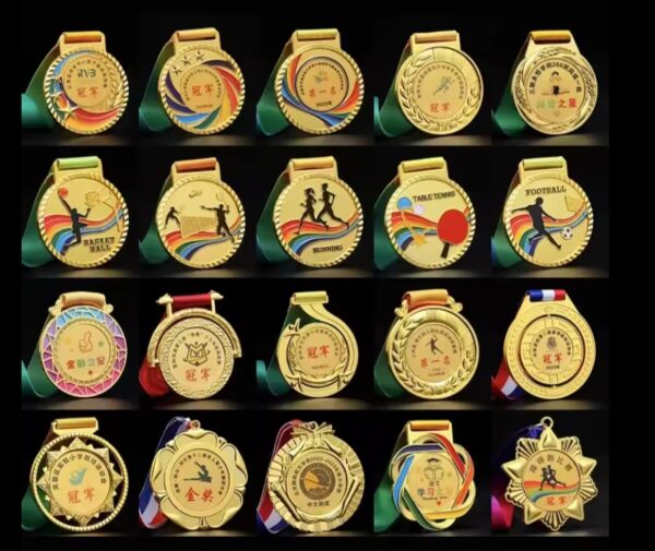 Custom Sports Race Award Medals Gold Blank Metal Plated Custom Made 3D Europe Marathon Medal Medals and Trophies Folk Art - Image 3