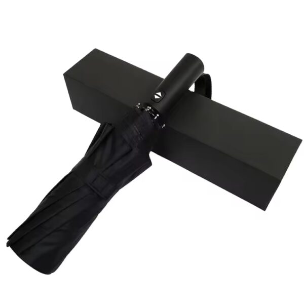Custom Umbrella Windproof Travel Umbrellas - Easy Auto Open Close, Durable & Compact Umbrella, Strong Fiberglass Frame, Portable Umbrella for Travel - Image 8