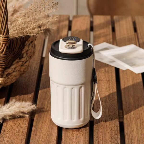 Personalized 450ml Coffee Cup 316 Stainless Steel Thermos Cup Intelligent Temperature Espresso Cups - Image 2