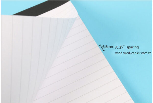 Wholesale Narrow Ruled Lined Note pad  Journal Memo Daily Planner List 30 Sheets Basic Lines Low MOQ Notepad - Image 8