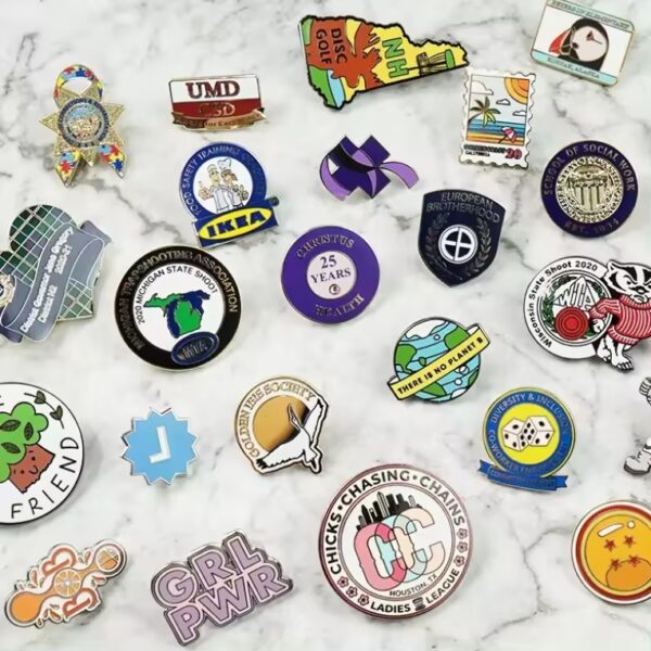 High Quality Souvenir Custom Logo Metal Hard Soft Enamel Badge Fashion Jersey Decorative Lapel Pins for Clothes