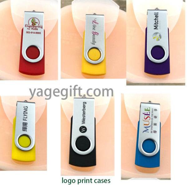 Custom USB Flash Drives Pen Drive Stick 2GB 4GB 8GB Pendrive Swivel USB Flash Drives Portable business USB memory stick - Image 4