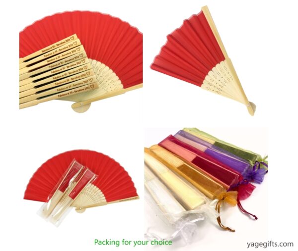 Bamboo Hand Fan for Wedding Souvenir Promo - Image 5