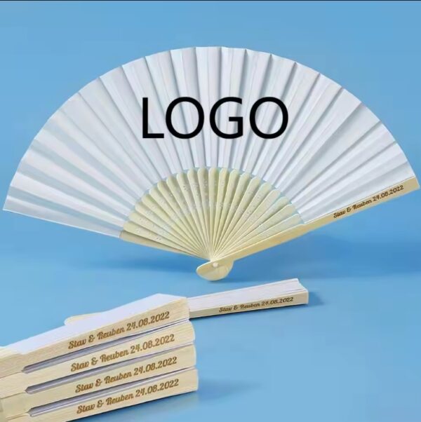 Bamboo Hand Fan for Wedding Souvenir Promo