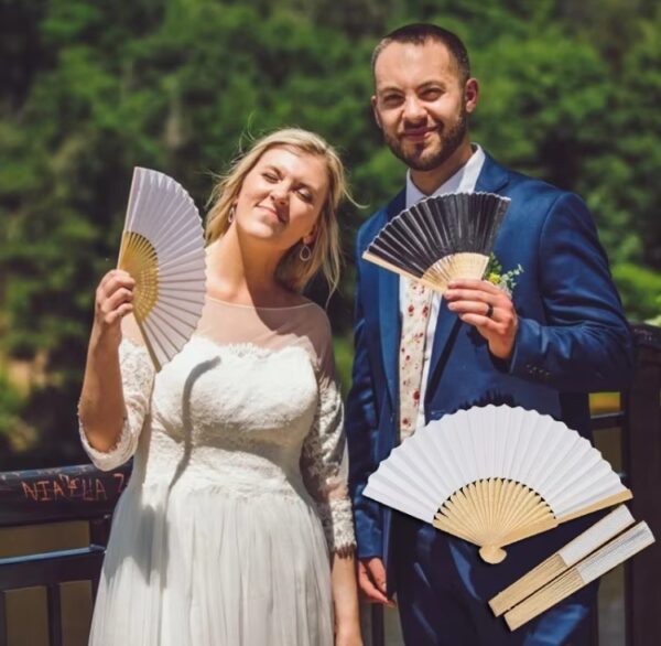 Bamboo Hand Fan for Wedding Souvenir Promo - Image 7