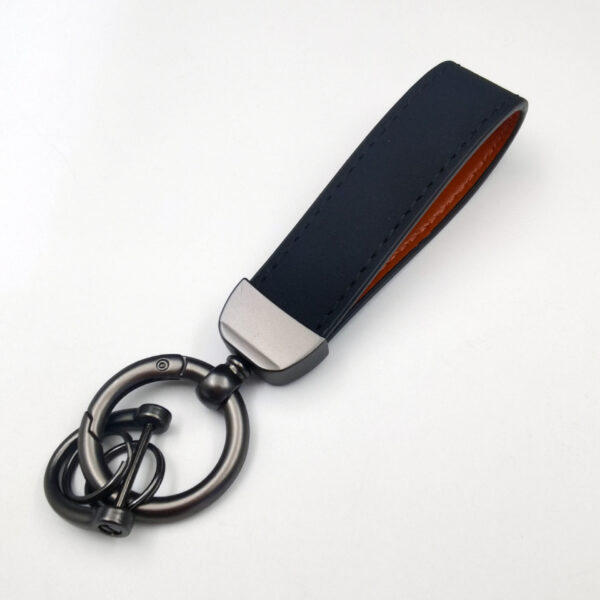Wholesale Custom Logo Car Keychain Zinc Alloy Leather Keychain Top Gifts For Guys - Image 6