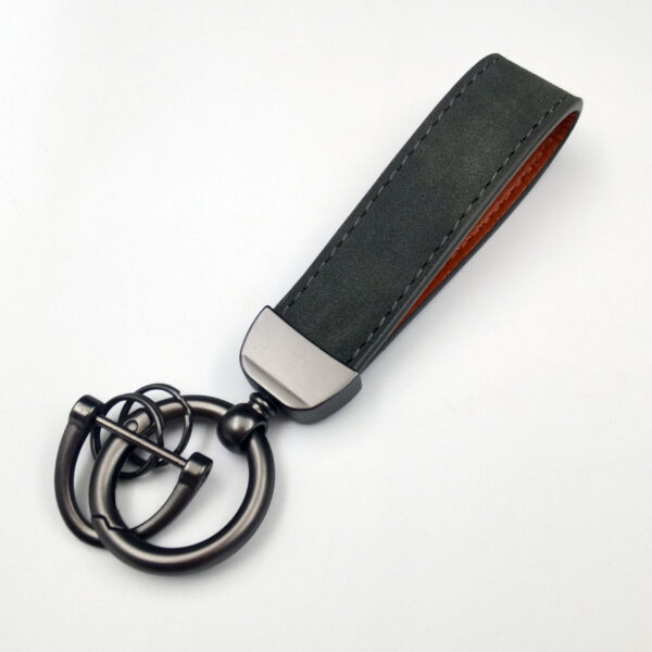 Wholesale Custom Logo Car Keychain Zinc Alloy Leather Keychain Top Gifts For Guys - Image 7