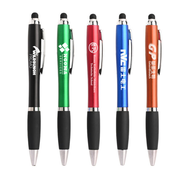 Sanibel Light-Up Logo Stylus Twist Pen - Image 4