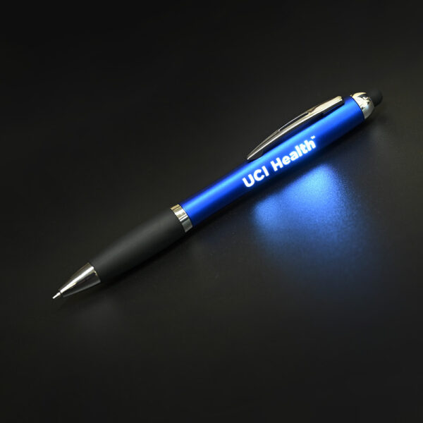 Sanibel Light-Up Logo Stylus Twist Pen - Image 5