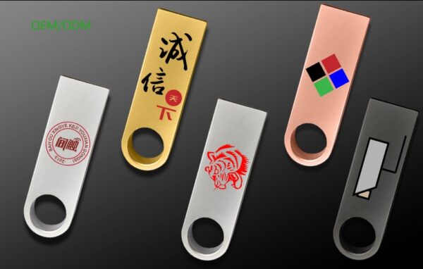 Custom  Promotional Mini Usb Flash Drive 32gb 16gb 8gb 4gb Metal Pen Drive Pendrive 64gb 128gb  Usb3.0 2.0 Memory Stick - Image 3