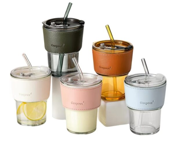 Heat-Resistant Glass Coffee Mug - Image 2