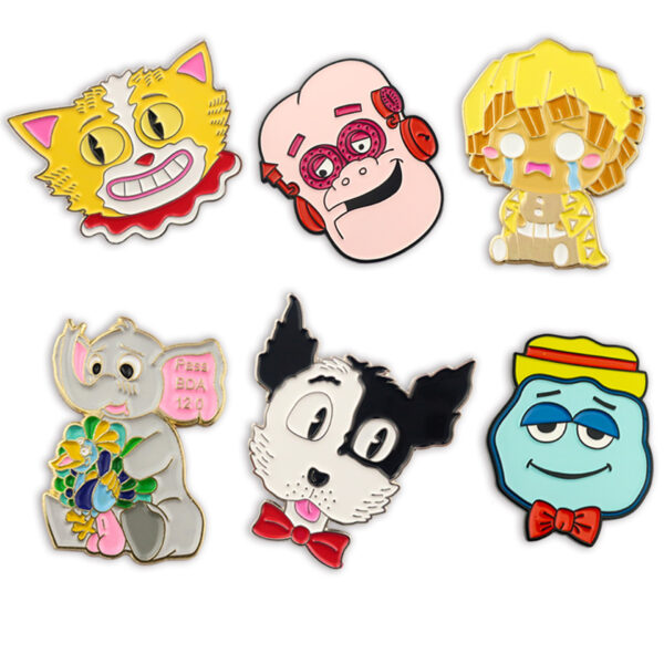 High Quality Souvenir Custom Logo Metal Hard Soft Enamel Badge Fashion Jersey Decorative Lapel Pins for Clothes - Image 8