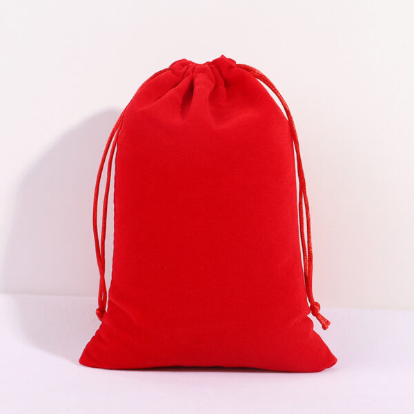 10*12CM Drawstring Pouch Customized Logo Printing Halloween Treat Bags Jewelry Perfume Candle Christmas Gift Bags Bulk - Image 5