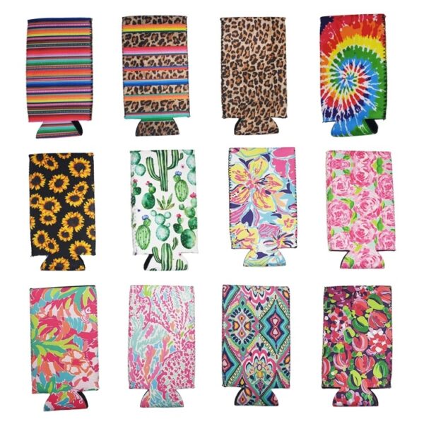 Custom Neoprene Best Can Cooler Slim Can Cooler Bag Beer Water Bottle Holder Personalized Sublimation Can Cooler with Custom Logo - Image 5