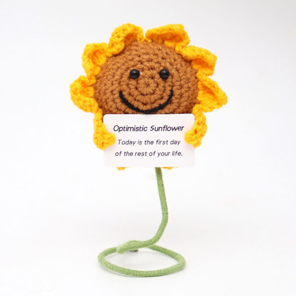 Customize Wholesale funny positive potato Hand-crocheted doll New Cute Positive Potato toys - Image 5