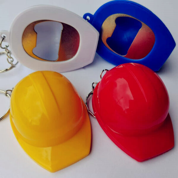 Helmet Key Chain With Bottle Opener - Image 3
