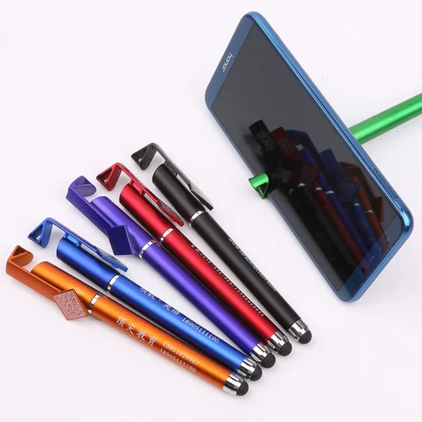 Straight Stylus Gel Pen Phone Stand - Image 3