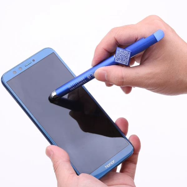 Straight Stylus Gel Pen Phone Stand - Image 2